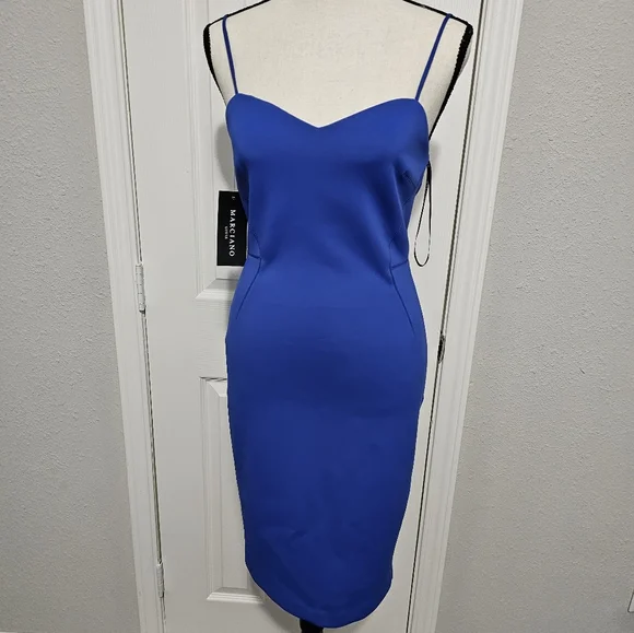 guess by marciano blue dress MARCIANO BY GUESS. Purple knit dress Tu(S) – Hibuy market main image 1